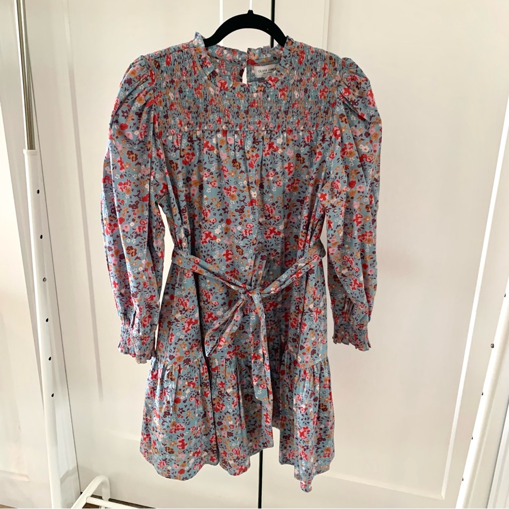 Olivia James The Label Smocked Floral Dress